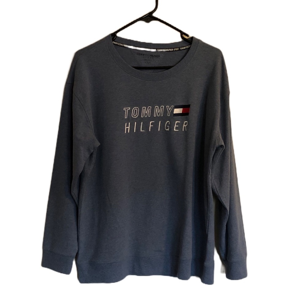 NWOT Tommy Hilfiger Sport dark grey long sleeve sweatshirt Large
